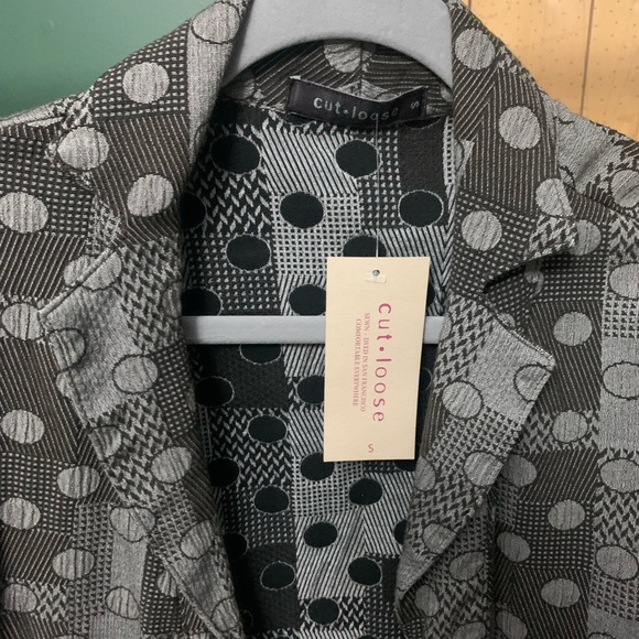 BRAND NEW MULTI PATTERN Cut Loose BUTTON UP FASHION JACKET - Picture 2 of 8